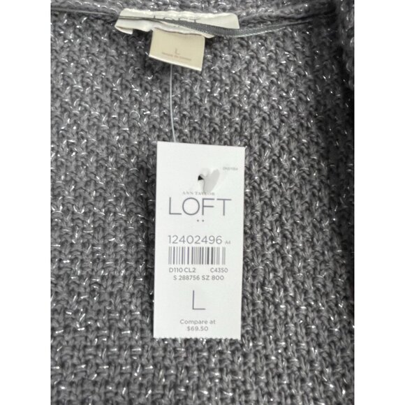 New Loft‎ Open Cardigan size Large - Picture 3 of 6
